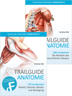Trailguide Anatomie &ndash; Lernkarten Set Vol. 1 + Vol. 2