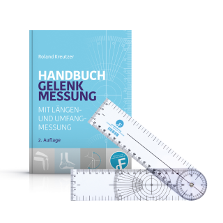 Set "Handbuch Gelenkmessung + Winkelmesser"