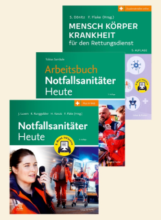Notfallsantäter Lernpaket + Arbeitsbuch