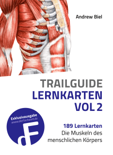 Trailguide Anatomie – Lernkarten Vol. 2 Muskelkarten